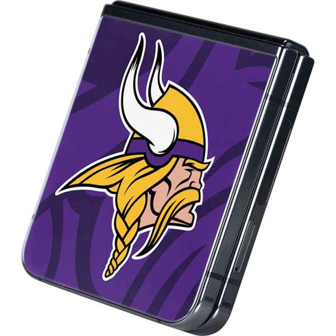 NFL Minnesota Vikings Double Vision Galaxy Z Flip5 5G Skin