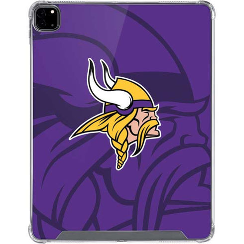 NFL Minnesota Vikings Double Vision iPad Pro 12.9in (2020) Clear Case