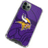 NFL Minnesota Vikings Double Vision iPhone 11 Pro Max Clear Case