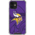 NFL Minnesota Vikings Double Vision iPhone 12 Clear Case