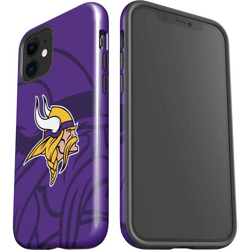 NFL Minnesota Vikings Double Vision iPhone 12 Impact Case