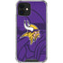 NFL Minnesota Vikings Double Vision iPhone 12 Mini Clear Case