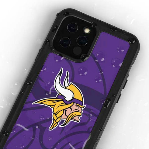 NFL Minnesota Vikings Double Vision iPhone 12 Pro Max Waterproof Case