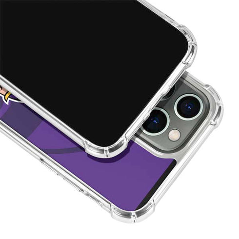 NFL Minnesota Vikings Double Vision iPhone 13 Pro Clear Case