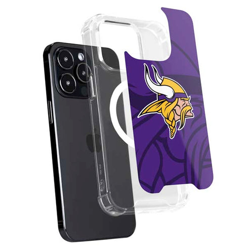 NFL Minnesota Vikings Double Vision iPhone 13 Pro MagSafe Case