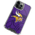 NFL Minnesota Vikings Double Vision iPhone 13 Pro Max Clear Case