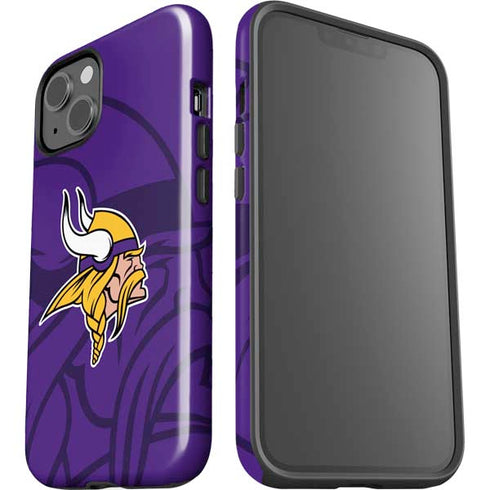 NFL Minnesota Vikings Double Vision iPhone 15 Impact Case