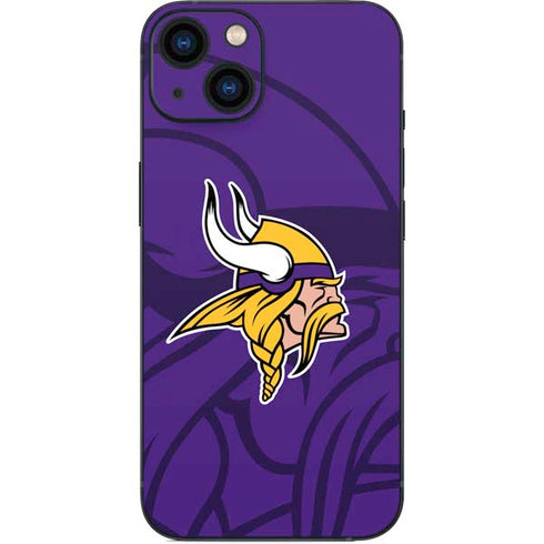 NFL Minnesota Vikings Double Vision iPhone 15 Plus Skin