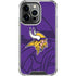 NFL Minnesota Vikings Double Vision iPhone 15 Pro Clear Case