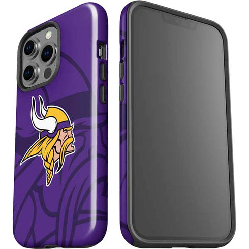 NFL Minnesota Vikings Double Vision iPhone 14 Pro Impact Case
