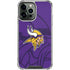 NFL Minnesota Vikings Double Vision iPhone 15 Pro Max Clear Case