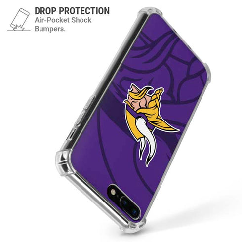 NFL Minnesota Vikings Double Vision iPhone 7/8 Plus Clear Case