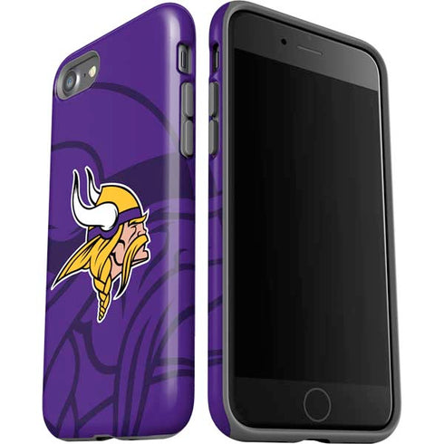 NFL Minnesota Vikings Double Vision iPhone SE (2nd & 3rd Gen) Pro Case