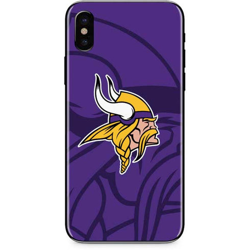 NFL Minnesota Vikings Double Vision iPhone X Skin