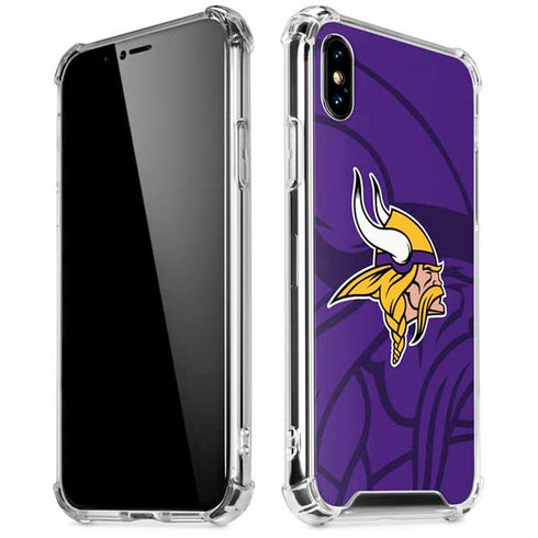 NFL Minnesota Vikings Double Vision iPhone X/XS Clear Case