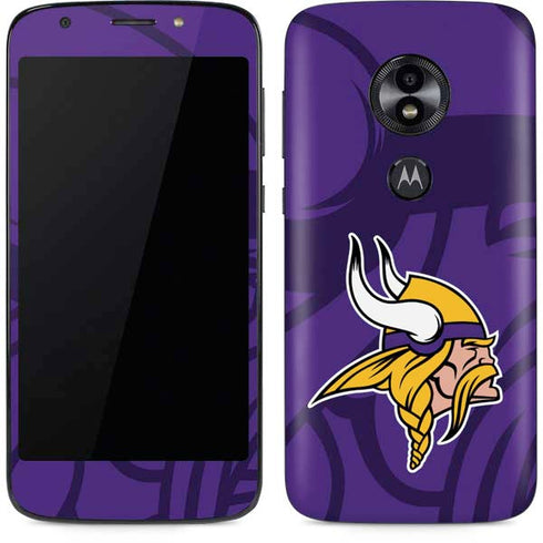 NFL Minnesota Vikings Double Vision Moto E5 Play Skin
