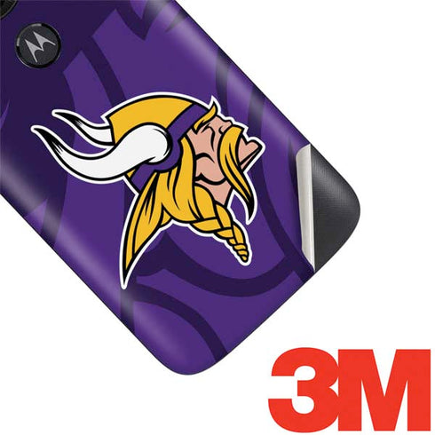 NFL Minnesota Vikings Double Vision Moto E5 Play Skin