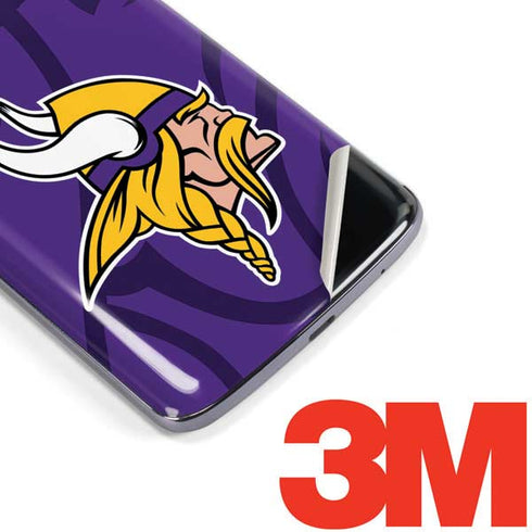 NFL Minnesota Vikings Double Vision Moto E5 Plus Skin