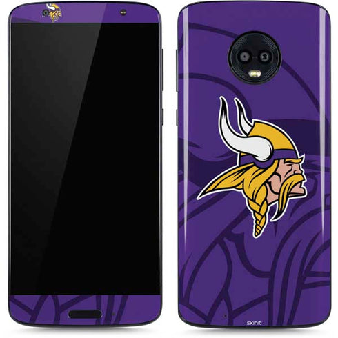 NFL Minnesota Vikings Double Vision Moto G6 Skin