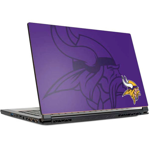 NFL Minnesota Vikings Double Vision MSI GS65 Stealth Laptop Skin
