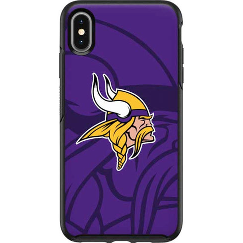 NFL Minnesota Vikings Double Vision Otterbox Symmetry iPhone Skin