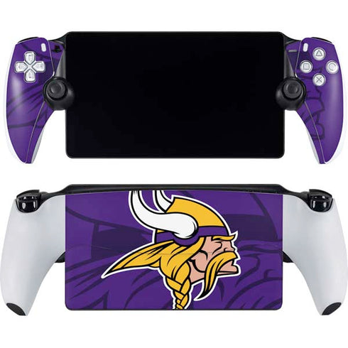 NFL Minnesota Vikings Double Vision PlayStation Portal Remote Player Skin