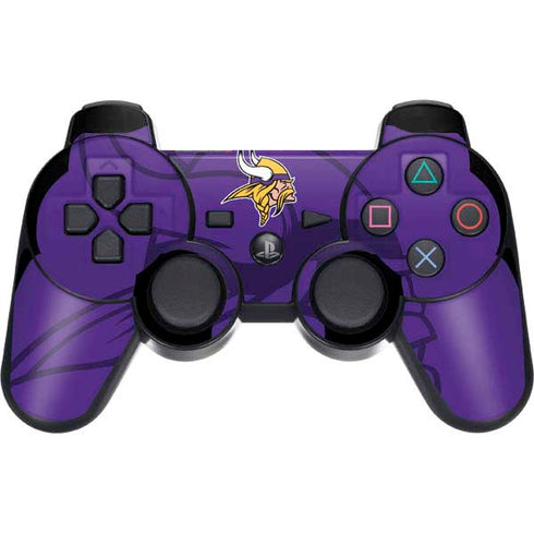 NFL Minnesota Vikings Double Vision PS3 Dual Shock wireless controller Skin