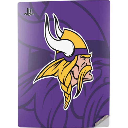 NFL Minnesota Vikings Double Vision PS5 Digital Edition Console Skin
