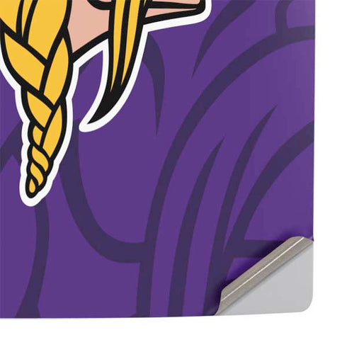 NFL Minnesota Vikings Double Vision PS5 Slim Digital Edition Console Skin