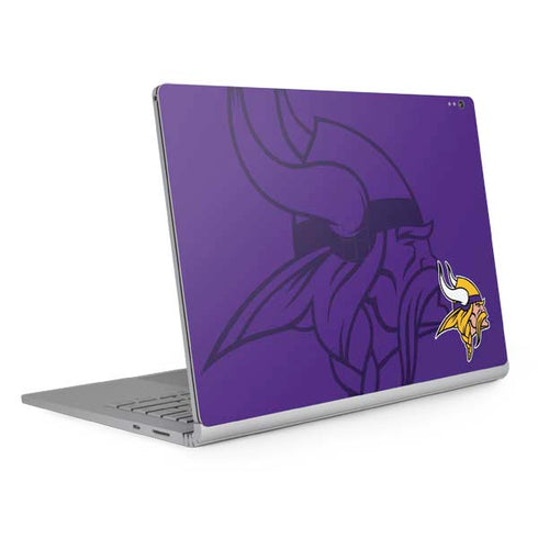 NFL Minnesota Vikings Double Vision Surface Book 2 15in Skin
