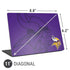 NFL Minnesota Vikings Double Vision Universal Laptop 11in (8.8 x 6.2in) Skin