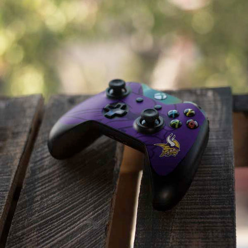 NFL Minnesota Vikings Double Vision Xbox One Controller Skin