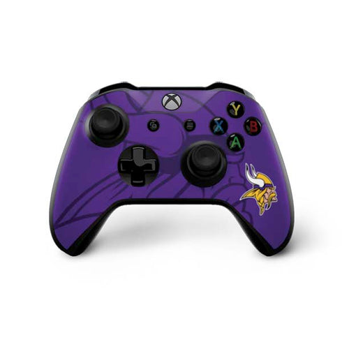 NFL Minnesota Vikings Double Vision Xbox One X Controller Skin