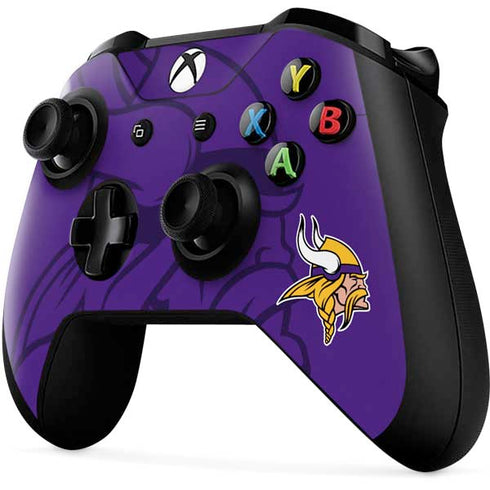 NFL Minnesota Vikings Double Vision Xbox One X Controller Skin