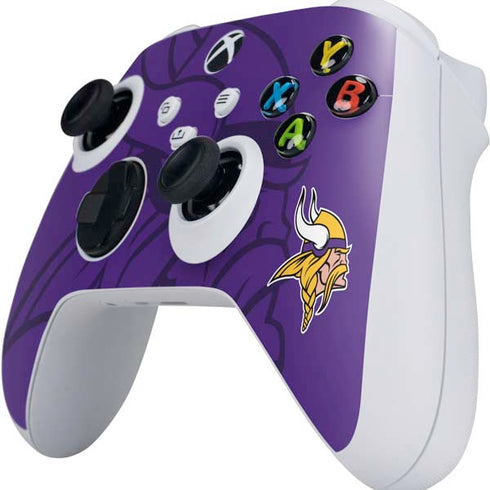 NFL Minnesota Vikings Double Vision Xbox Series S Controller Skin