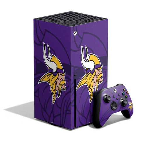 NFL Minnesota Vikings Double Vision Xbox Series X Bundle Skin