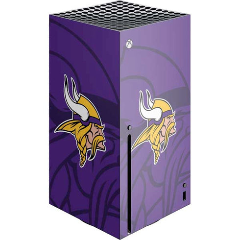NFL Minnesota Vikings Double Vision Xbox Series X Console Skin