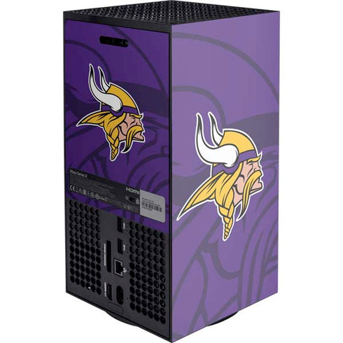 NFL Minnesota Vikings Double Vision Xbox Series X Console Skin