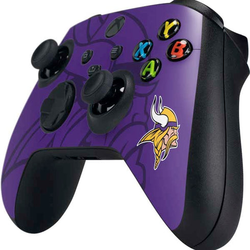 NFL Minnesota Vikings Double Vision Xbox Series X Controller Skin