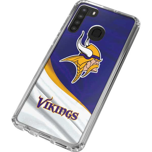 NFL Minnesota Vikings Galaxy A21 Clear Case