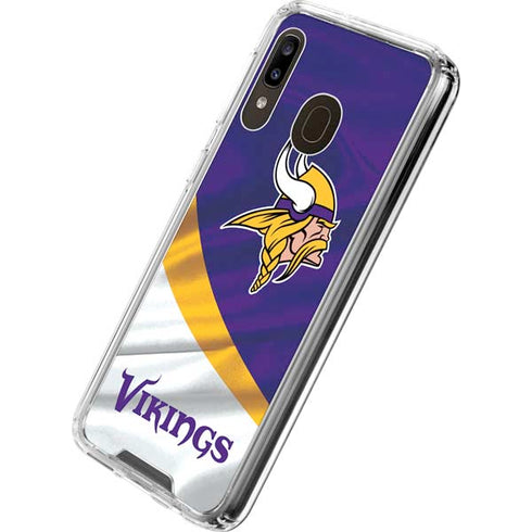 NFL Minnesota Vikings Galaxy A30 Clear Case
