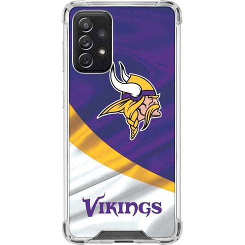 NFL Minnesota Vikings Galaxy A72 5G Clear Case