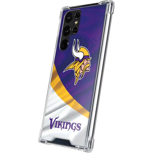 NFL Minnesota Vikings Galaxy S22 Ultra Clear Case