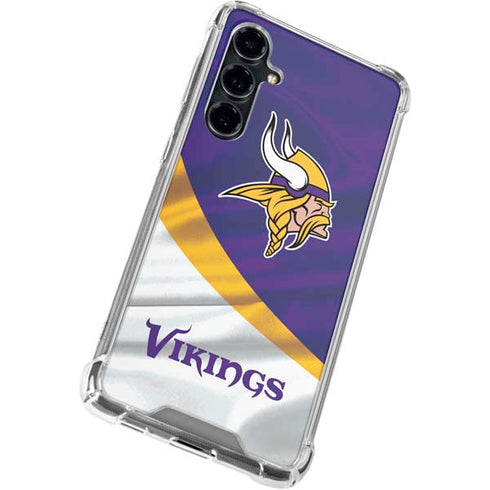 NFL Minnesota Vikings Galaxy S23 FE Clear Case