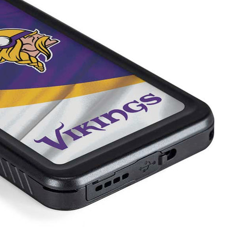 NFL Minnesota Vikings Galaxy S23 Waterproof Case