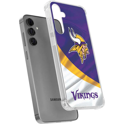 NFL Minnesota Vikings Galaxy S24 Plus Clear Case