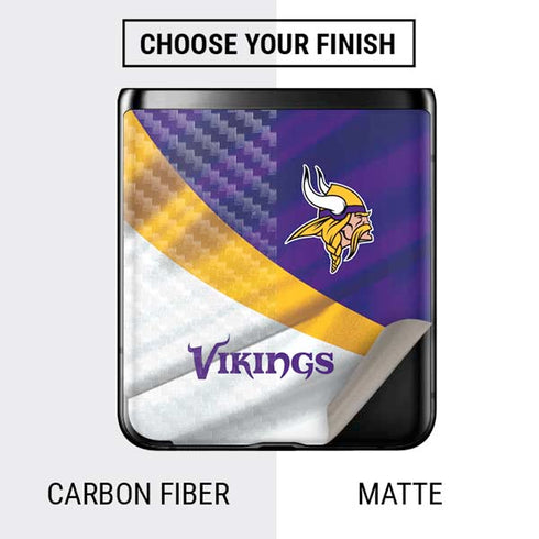 NFL Minnesota Vikings Galaxy Z Flip Skin