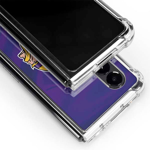 NFL Minnesota Vikings Galaxy Z Fold4 5G Clear Case