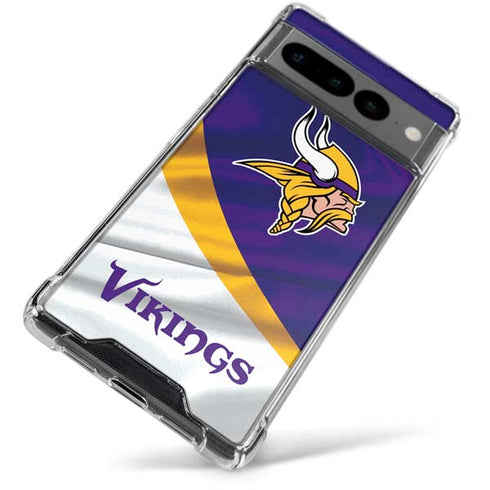 NFL Minnesota Vikings Google Pixel 7 Pro Clear Case