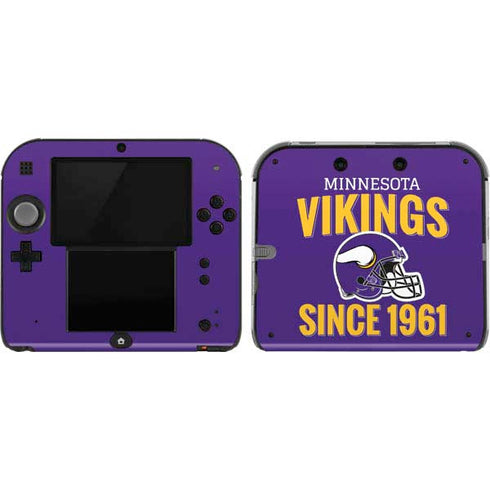 NFL Minnesota Vikings Helmet Nintendo 2DS Skin